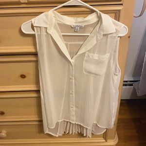 Sheer flowy blouse